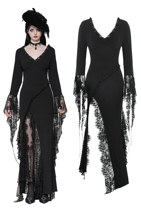 Sexy Witch Asymmetrical Long Dress DW1047
