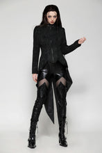 Load image into Gallery viewer, Vintage gothic jacquard tailcoat with slits JW268