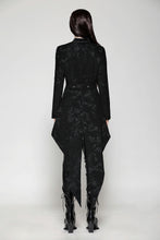 Load image into Gallery viewer, Vintage gothic jacquard tailcoat with slits JW268