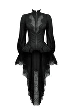 Load image into Gallery viewer, Gothic Hollow Pattern Sheer Tailcoat JW271