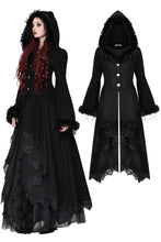 Load image into Gallery viewer, Romantic gothic plush hem coat with grand skirt JW282