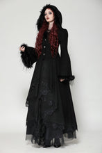 Load image into Gallery viewer, Romantic gothic plush hem coat with grand skirt JW282