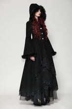 Load image into Gallery viewer, Romantic gothic plush hem coat with grand skirt JW282