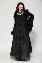 Load image into Gallery viewer, Romantic gothic plush hem coat with grand skirt JW282