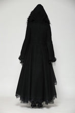 Load image into Gallery viewer, Romantic gothic plush hem coat with grand skirt JW282