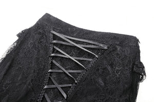 Gothic Lace and Mesh Mermaid Skirt KW365