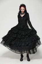 Load image into Gallery viewer, Gothic princess rose layered tulle cake skirt KW372