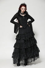 Load image into Gallery viewer, Gothic princess rose layered tulle cake skirt KW372