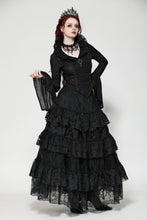 Load image into Gallery viewer, Gothic princess rose layered tulle cake skirt KW372