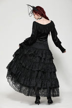 Load image into Gallery viewer, Gothic princess rose layered tulle cake skirt KW372