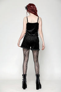 Velvet Embossed Base Shorts PW132