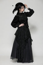 Load image into Gallery viewer, Gothic noble jacquard velvet top TW612