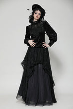 Load image into Gallery viewer, Gothic noble jacquard velvet top TW612