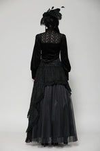 Load image into Gallery viewer, Gothic noble jacquard velvet top TW612