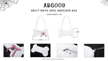 Load image into Gallery viewer, Dolly white bone shoulder bag ABG009