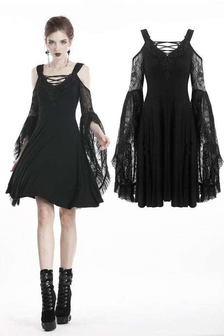 Dark In Love Dionyza Gothic Velvet Cincher Corset Dress – Violent
