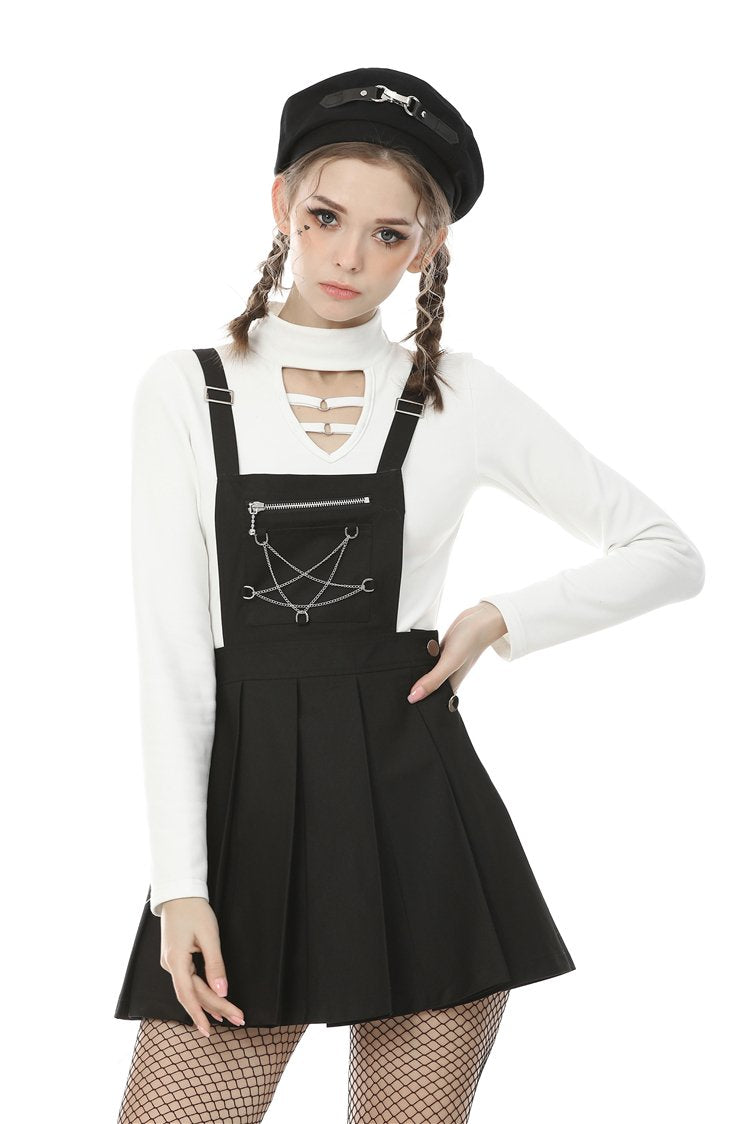 Punk locomotive chain star rebel suspender skirt DW497 – DARK IN LOVE