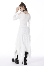 Load image into Gallery viewer, White ghost cutout details maxi dress DW725