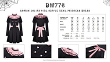 Load image into Gallery viewer, Gothic lolita pink ruffle neck princess dress DW776