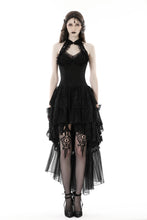 Load image into Gallery viewer, Gothic sexy claw chest high low lace halter dress DW852