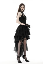 Load image into Gallery viewer, Gothic sexy claw chest high low lace halter dress DW852