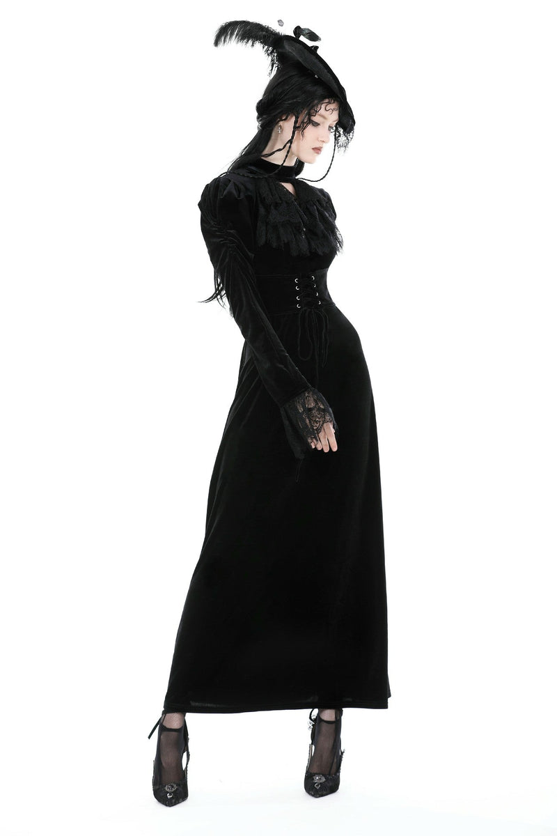 Gothic mermaid velvet gird dress DW898 – DARK IN LOVE