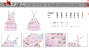 Lolita pink temptation love bear dress DW939