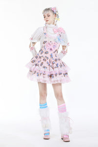 Lolita pink temptation love bear dress DW939